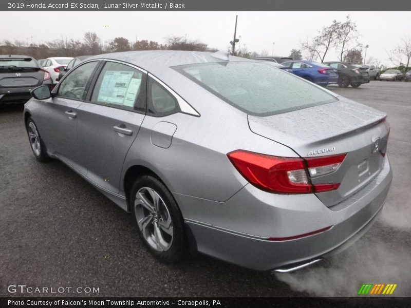 Lunar Silver Metallic / Black 2019 Honda Accord EX Sedan