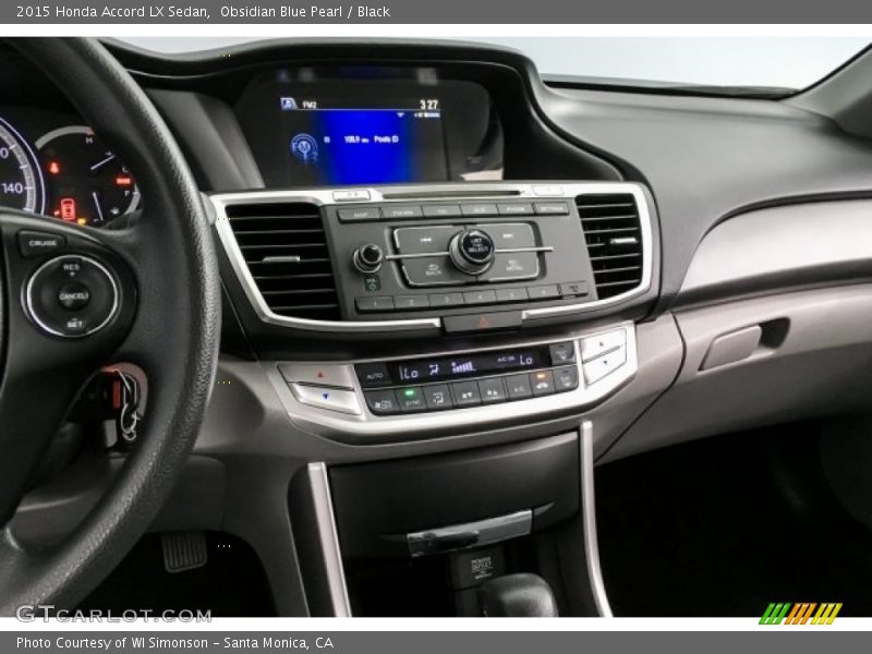 Obsidian Blue Pearl / Black 2015 Honda Accord LX Sedan