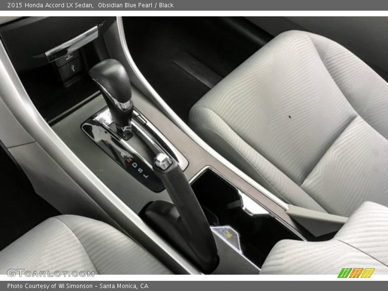 Obsidian Blue Pearl / Black 2015 Honda Accord LX Sedan