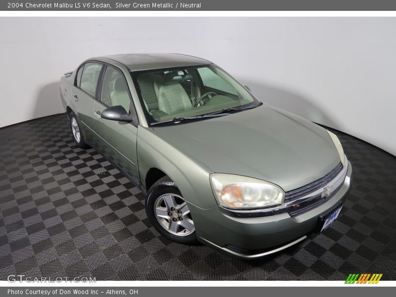 Silver Green Metallic / Neutral 2004 Chevrolet Malibu LS V6 Sedan