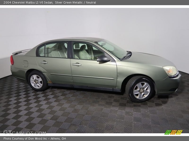 Silver Green Metallic / Neutral 2004 Chevrolet Malibu LS V6 Sedan