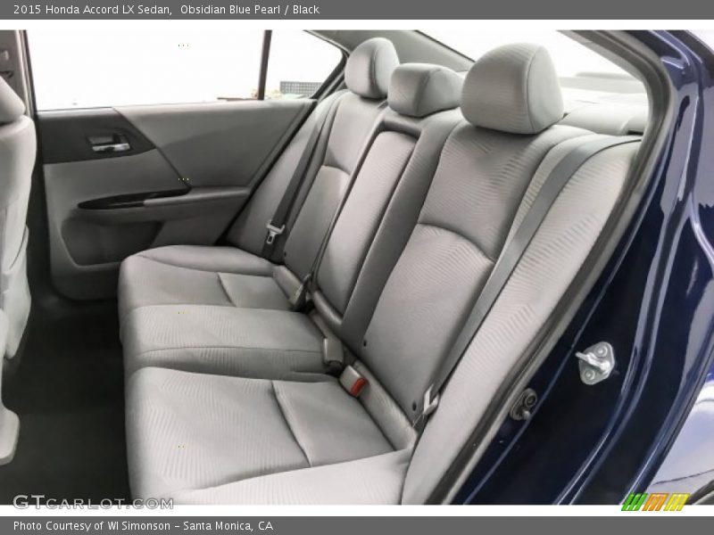Obsidian Blue Pearl / Black 2015 Honda Accord LX Sedan