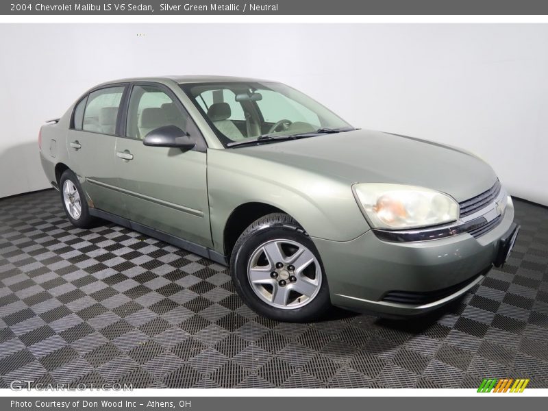 Silver Green Metallic / Neutral 2004 Chevrolet Malibu LS V6 Sedan