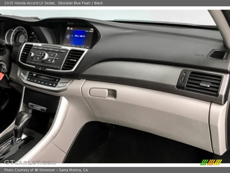 Obsidian Blue Pearl / Black 2015 Honda Accord LX Sedan