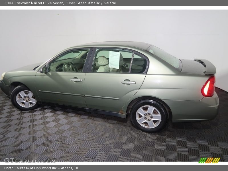 Silver Green Metallic / Neutral 2004 Chevrolet Malibu LS V6 Sedan