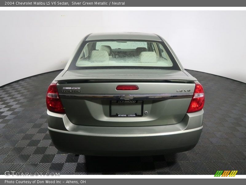 Silver Green Metallic / Neutral 2004 Chevrolet Malibu LS V6 Sedan
