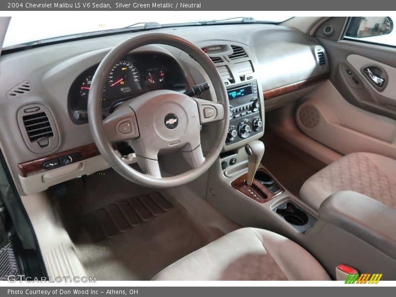 Silver Green Metallic / Neutral 2004 Chevrolet Malibu LS V6 Sedan