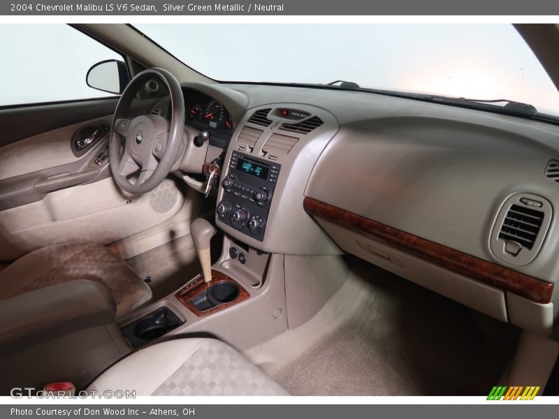 Silver Green Metallic / Neutral 2004 Chevrolet Malibu LS V6 Sedan
