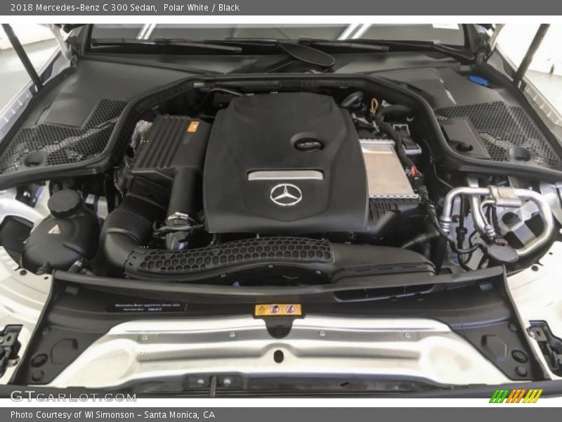 Polar White / Black 2018 Mercedes-Benz C 300 Sedan