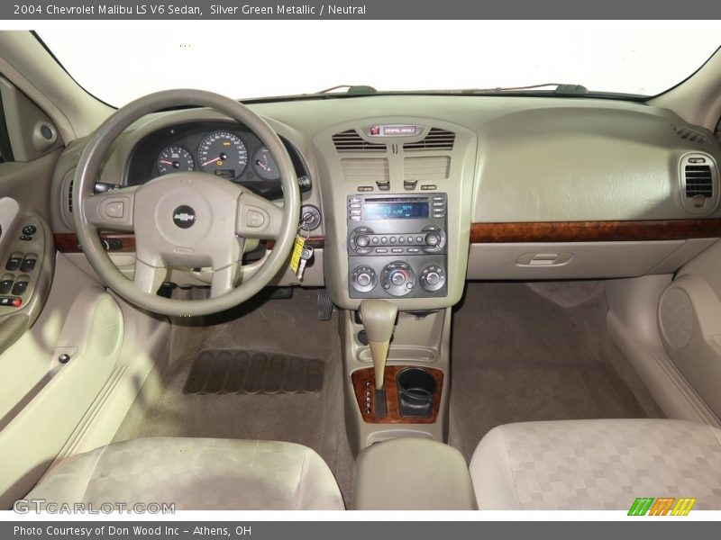 Silver Green Metallic / Neutral 2004 Chevrolet Malibu LS V6 Sedan