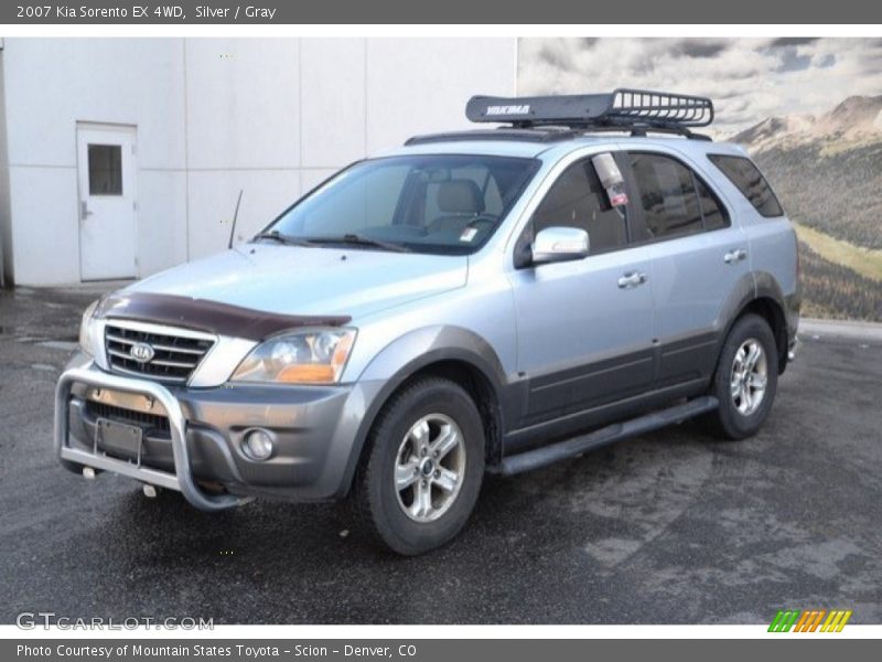 Silver / Gray 2007 Kia Sorento EX 4WD