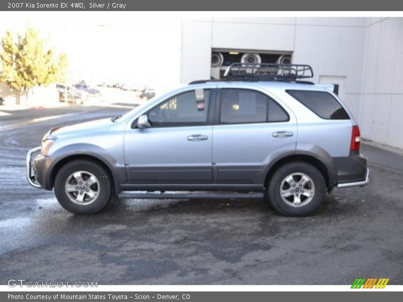 Silver / Gray 2007 Kia Sorento EX 4WD