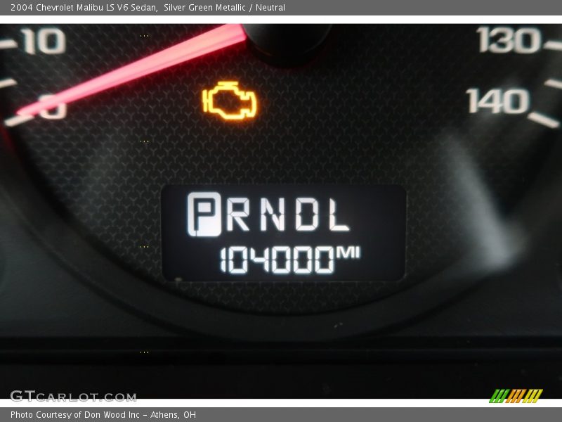 Silver Green Metallic / Neutral 2004 Chevrolet Malibu LS V6 Sedan