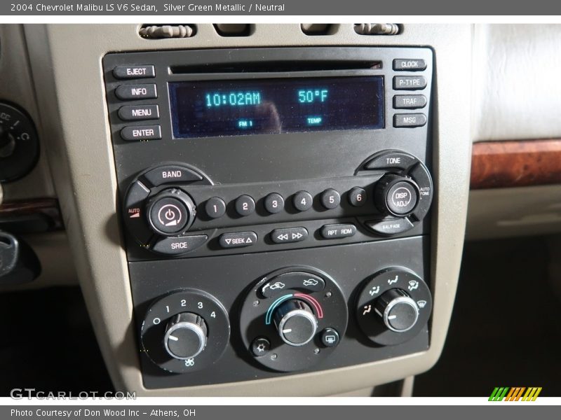 Silver Green Metallic / Neutral 2004 Chevrolet Malibu LS V6 Sedan