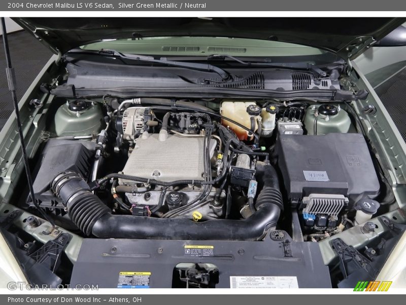 Silver Green Metallic / Neutral 2004 Chevrolet Malibu LS V6 Sedan