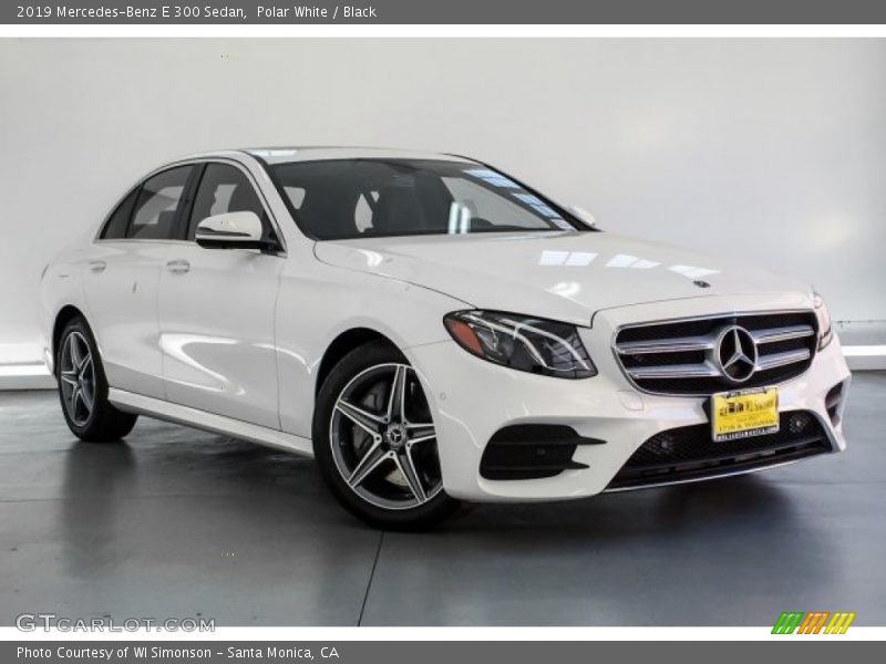 Polar White / Black 2019 Mercedes-Benz E 300 Sedan