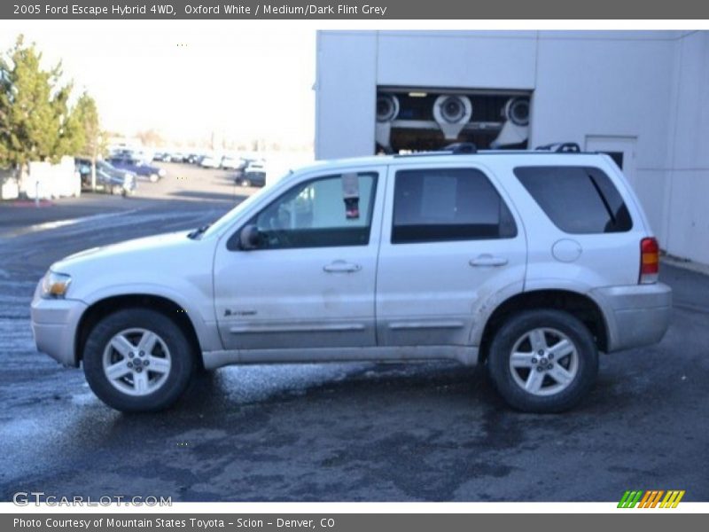 Oxford White / Medium/Dark Flint Grey 2005 Ford Escape Hybrid 4WD