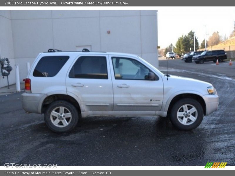 Oxford White / Medium/Dark Flint Grey 2005 Ford Escape Hybrid 4WD