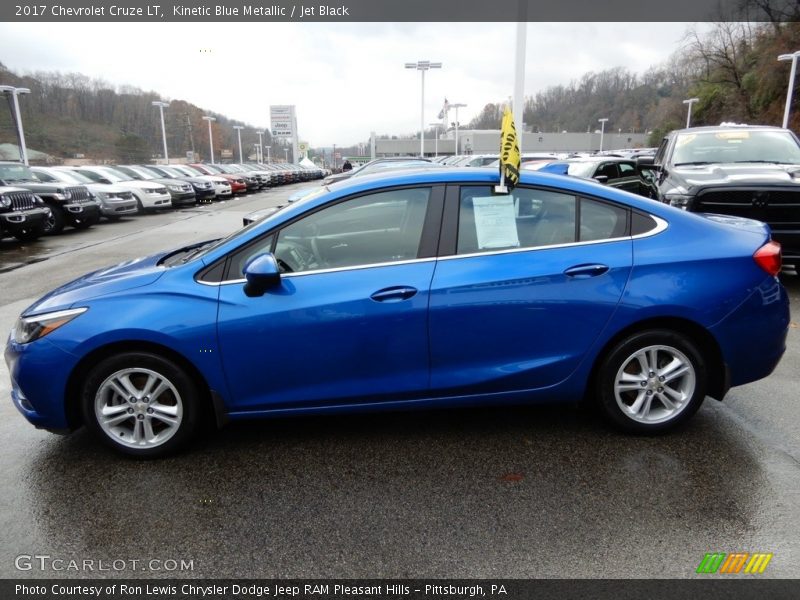 Kinetic Blue Metallic / Jet Black 2017 Chevrolet Cruze LT