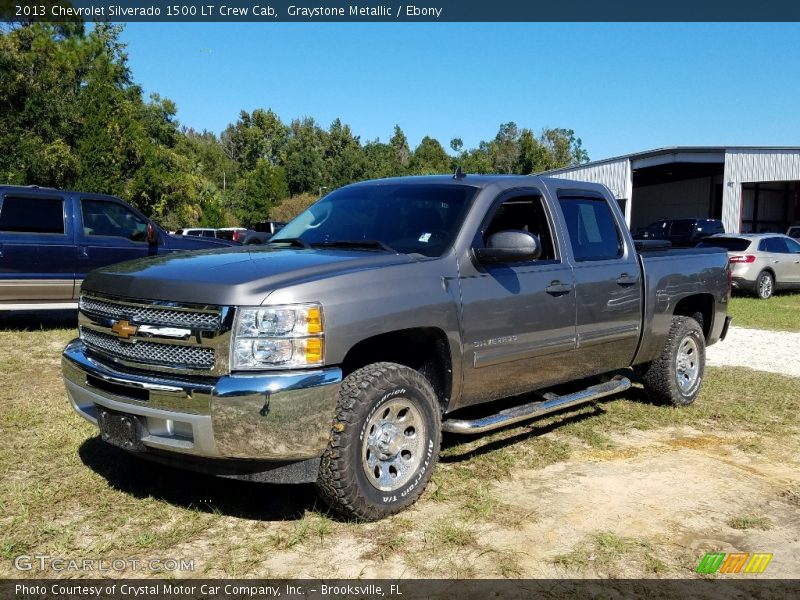 Graystone Metallic / Ebony 2013 Chevrolet Silverado 1500 LT Crew Cab