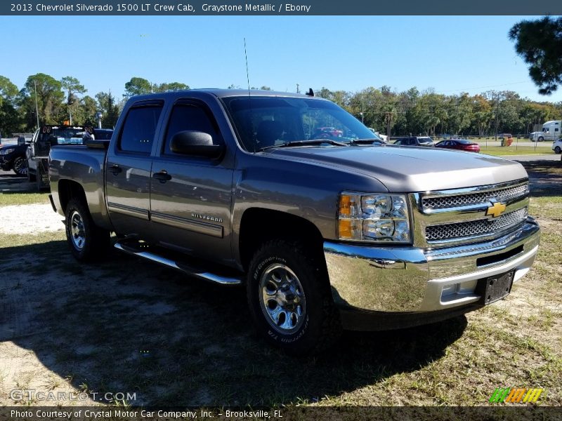 Graystone Metallic / Ebony 2013 Chevrolet Silverado 1500 LT Crew Cab