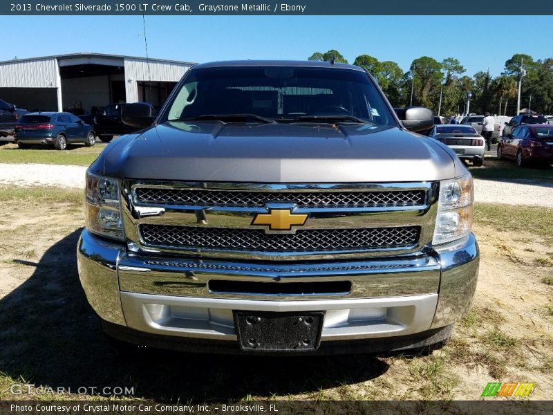 Graystone Metallic / Ebony 2013 Chevrolet Silverado 1500 LT Crew Cab