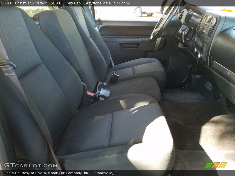 Graystone Metallic / Ebony 2013 Chevrolet Silverado 1500 LT Crew Cab