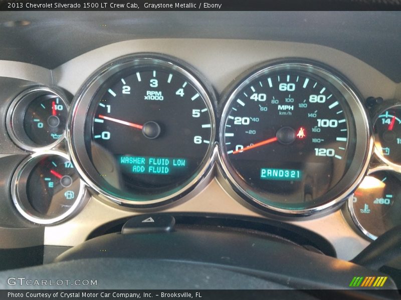Graystone Metallic / Ebony 2013 Chevrolet Silverado 1500 LT Crew Cab