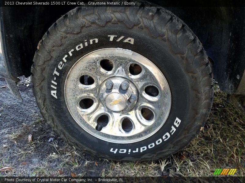 Graystone Metallic / Ebony 2013 Chevrolet Silverado 1500 LT Crew Cab