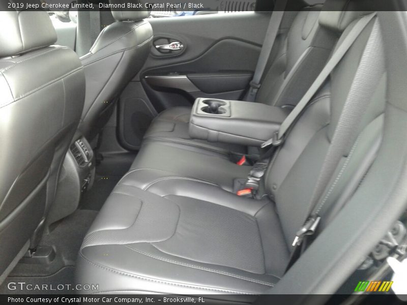 Diamond Black Crystal Pearl / Black 2019 Jeep Cherokee Limited