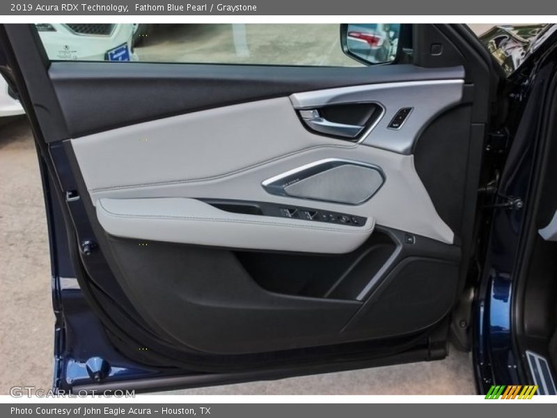 Fathom Blue Pearl / Graystone 2019 Acura RDX Technology