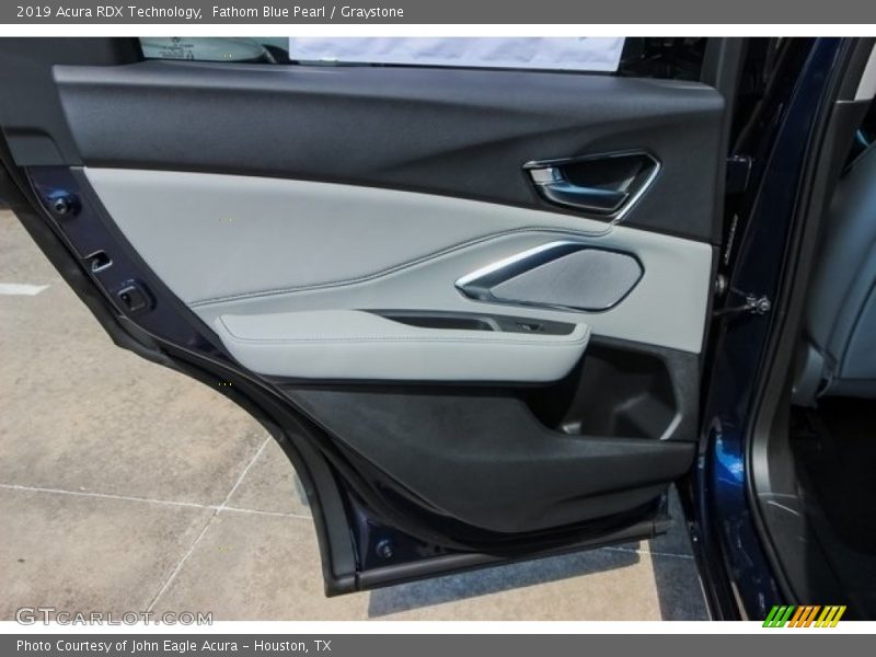 Fathom Blue Pearl / Graystone 2019 Acura RDX Technology