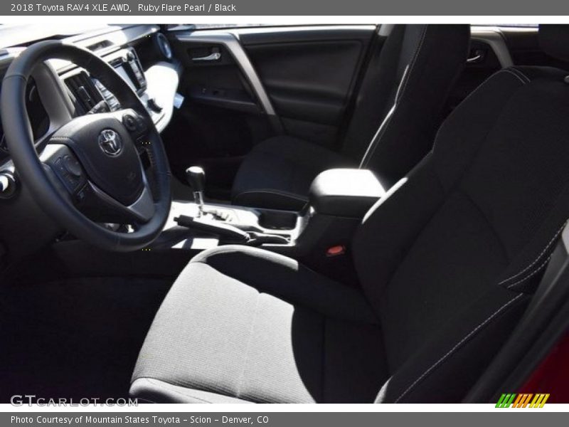 Ruby Flare Pearl / Black 2018 Toyota RAV4 XLE AWD
