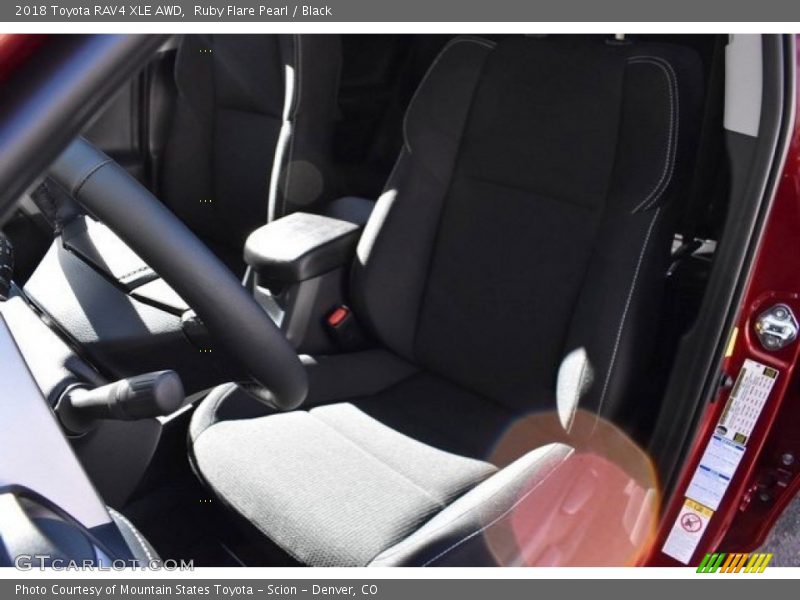 Ruby Flare Pearl / Black 2018 Toyota RAV4 XLE AWD