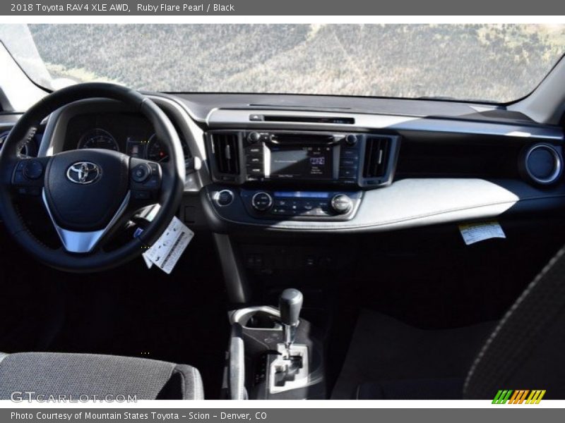 Ruby Flare Pearl / Black 2018 Toyota RAV4 XLE AWD
