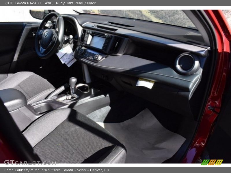 Ruby Flare Pearl / Black 2018 Toyota RAV4 XLE AWD