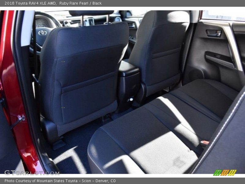 Ruby Flare Pearl / Black 2018 Toyota RAV4 XLE AWD