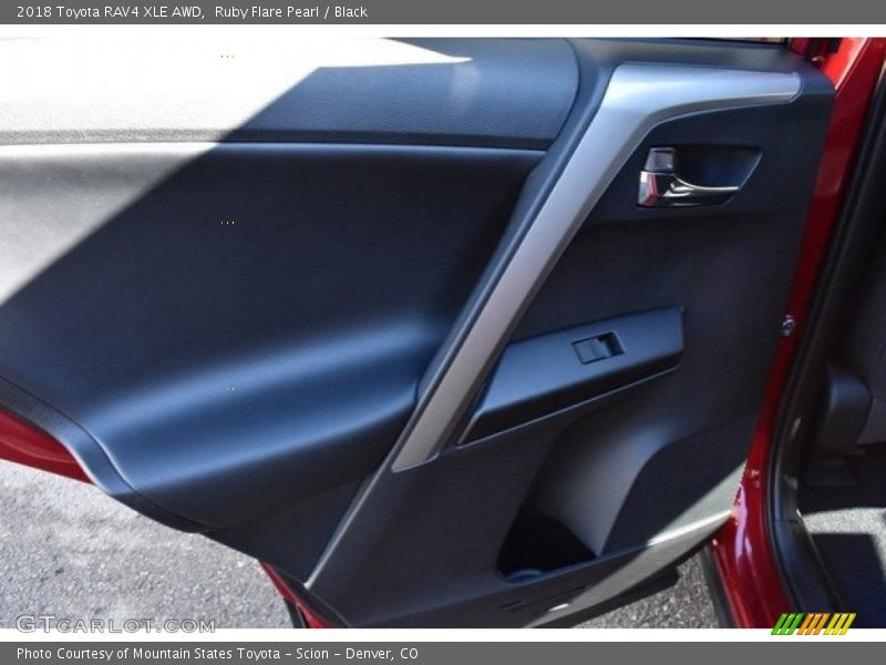 Ruby Flare Pearl / Black 2018 Toyota RAV4 XLE AWD
