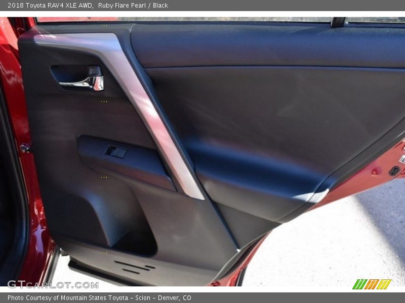 Ruby Flare Pearl / Black 2018 Toyota RAV4 XLE AWD