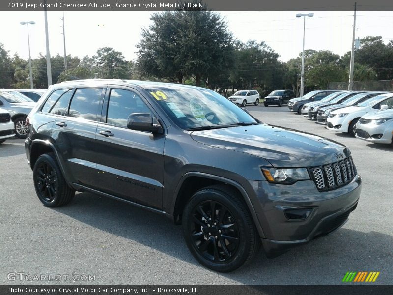 Granite Crystal Metallic / Black 2019 Jeep Grand Cherokee Altitude