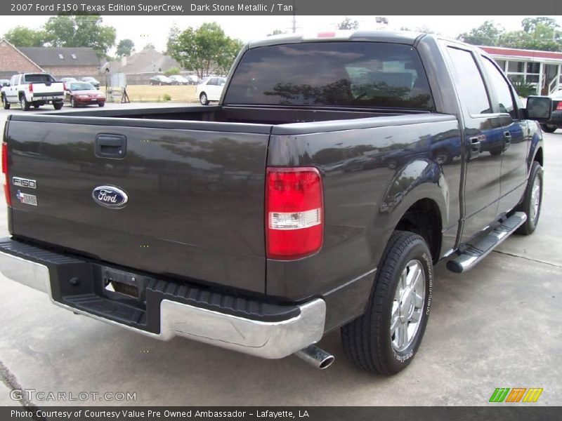 Dark Stone Metallic / Tan 2007 Ford F150 Texas Edition SuperCrew