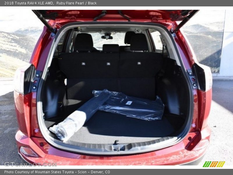 Ruby Flare Pearl / Black 2018 Toyota RAV4 XLE AWD