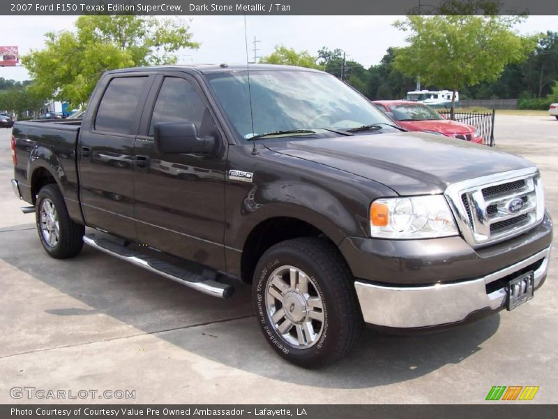 Dark Stone Metallic / Tan 2007 Ford F150 Texas Edition SuperCrew