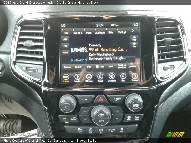 Granite Crystal Metallic / Black 2019 Jeep Grand Cherokee Altitude