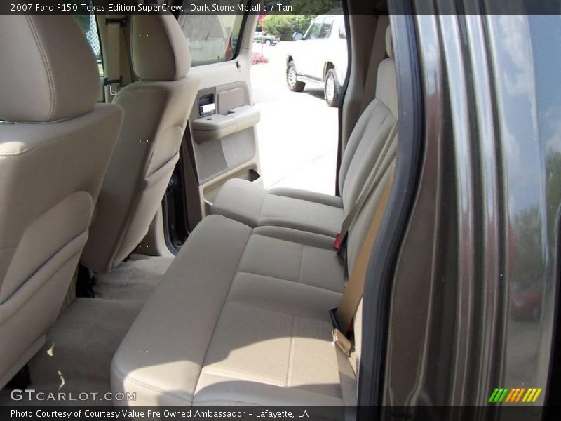 Dark Stone Metallic / Tan 2007 Ford F150 Texas Edition SuperCrew
