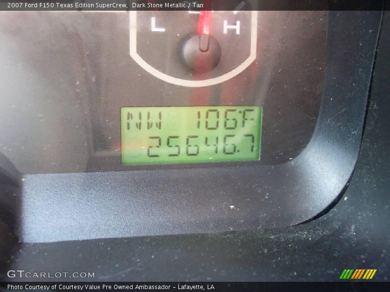 Dark Stone Metallic / Tan 2007 Ford F150 Texas Edition SuperCrew