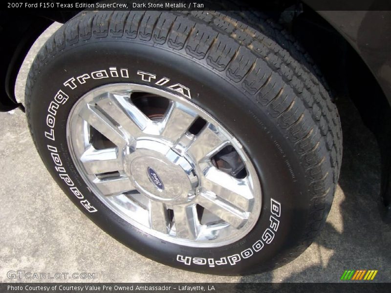 Dark Stone Metallic / Tan 2007 Ford F150 Texas Edition SuperCrew