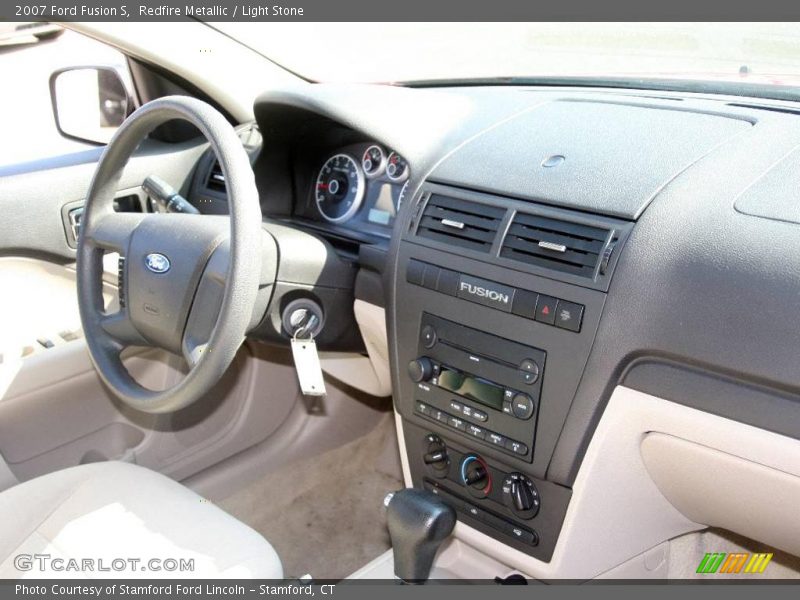 Redfire Metallic / Light Stone 2007 Ford Fusion S