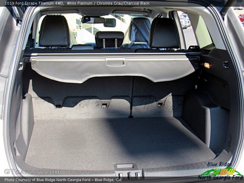 White Platinum / Chromite Gray/Charcoal Black 2019 Ford Escape Titanium 4WD