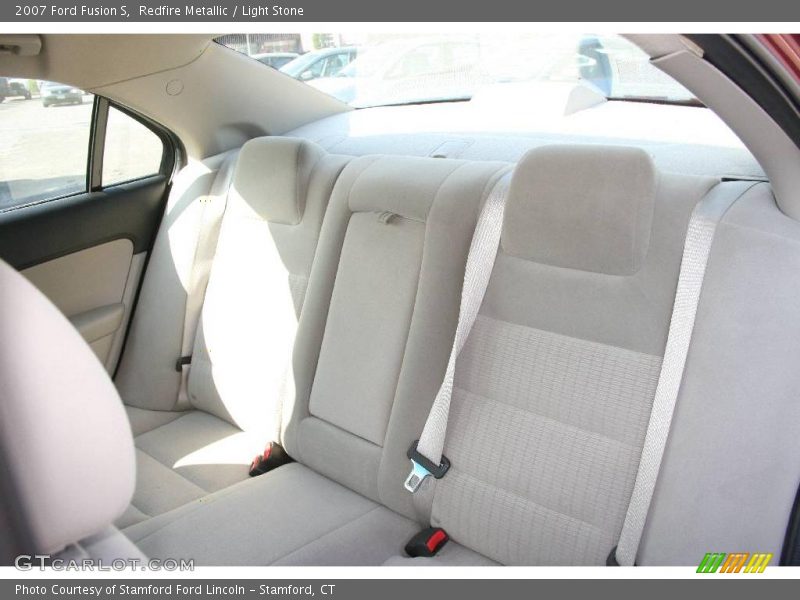 Redfire Metallic / Light Stone 2007 Ford Fusion S